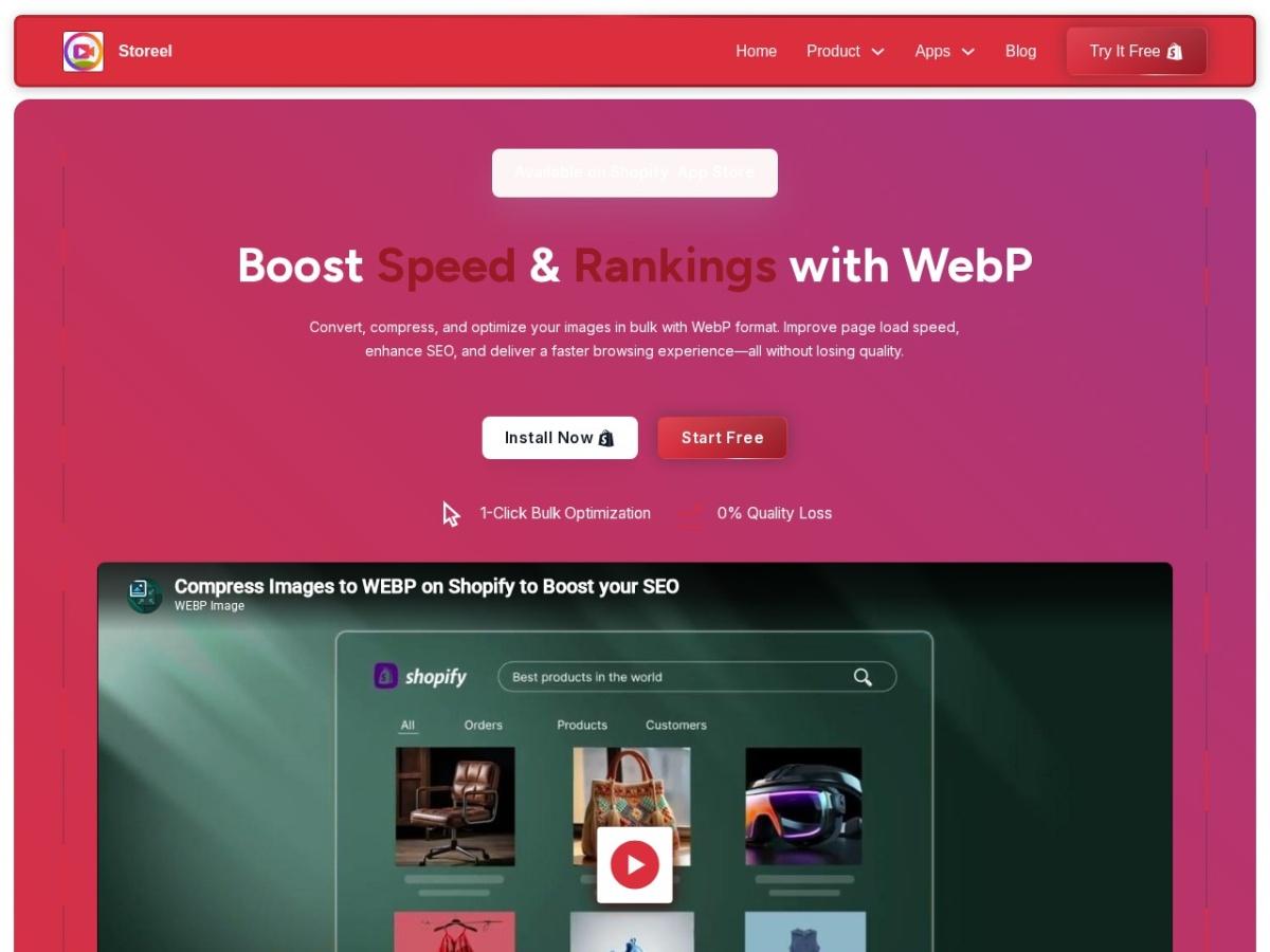 Screenshot preview for Shoppable