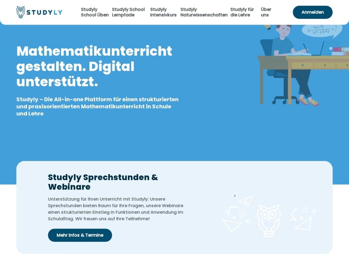 Screenshot preview for Studyly